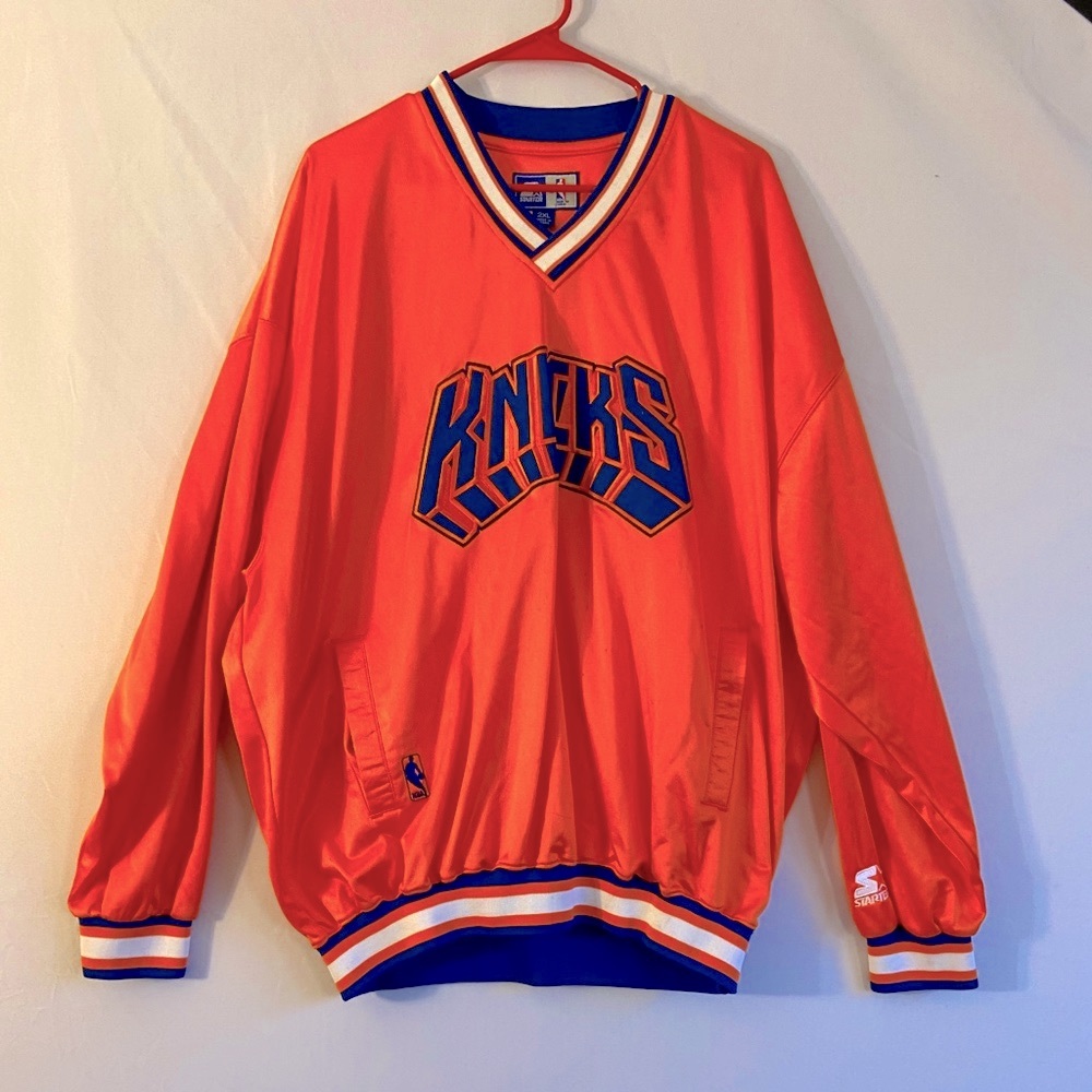 Men's Vintage Knicks Starter Shirt Jacket - 2XL